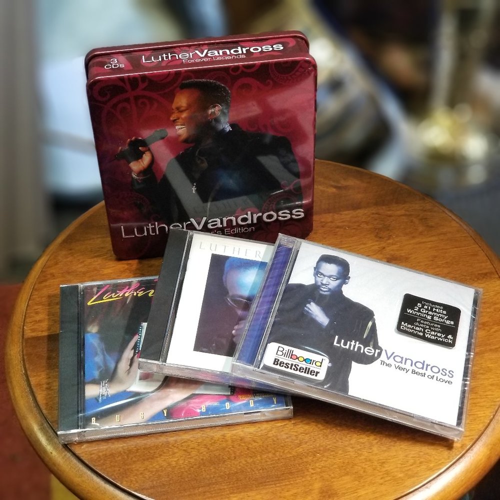 Luther Vandross Collector's Edition 3 NIP CD Albums Tin Box Set